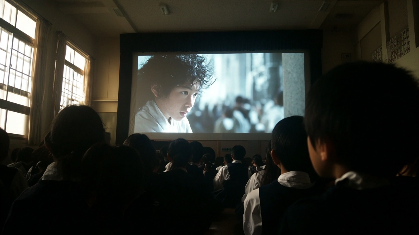 学園祭・文化祭の映画上映会イメージ