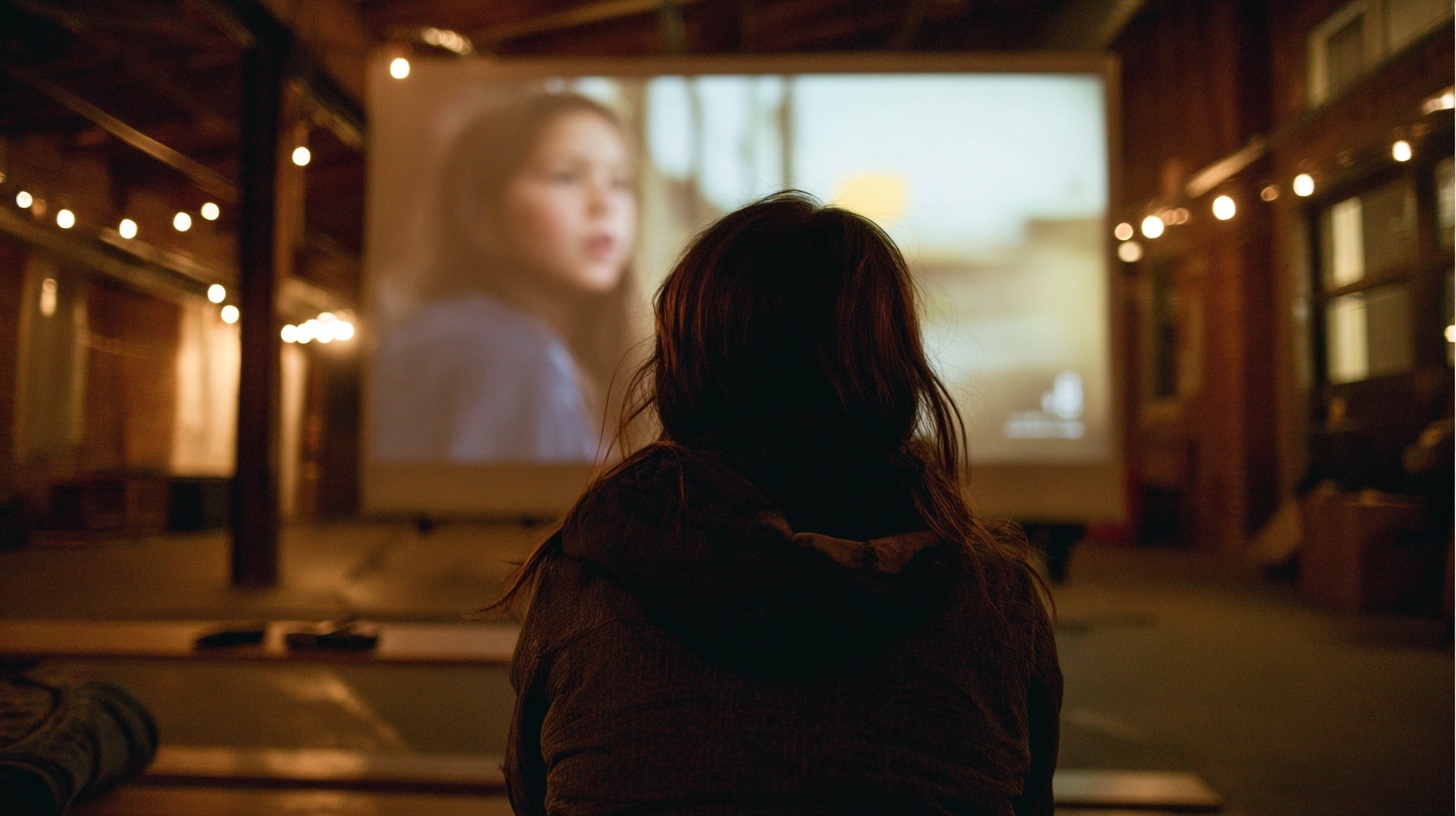 冬の上映会の会場風景