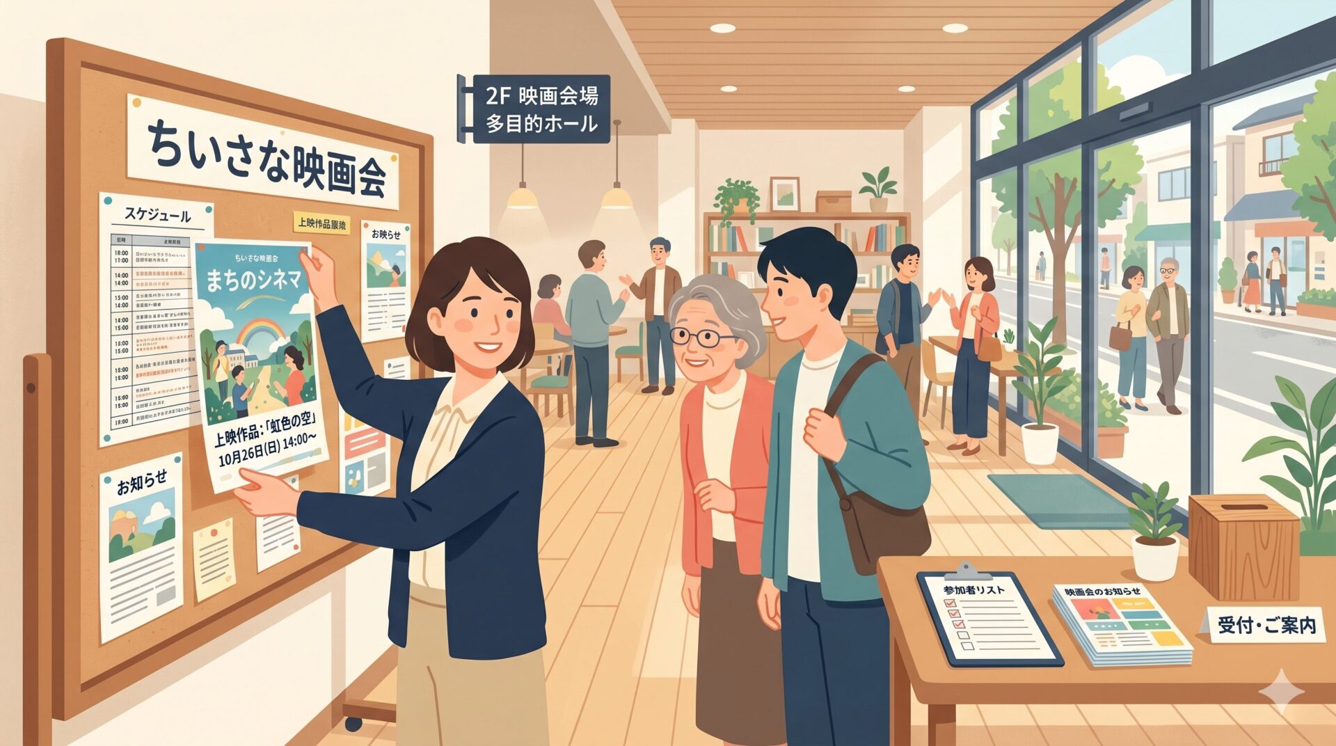 公民館の公共上映｜集客成功の作品選びと宣伝